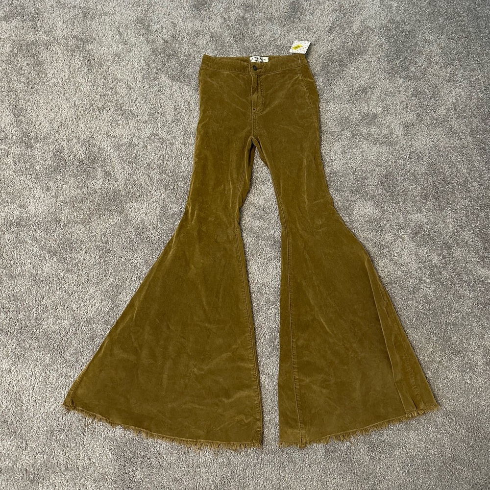free people bell bottoms new with tags! size 25.